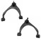 TRQ Front Upper Driver and Passenger Side Control Arm and Ball Joint Set 2