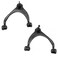 TRQ Front Upper Driver and Passenger Side Control Arm and Ball Joint Set 2