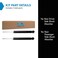 TRQ Rear Shock Absorber Set