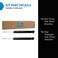 TRQ Rear Shock Absorber Set