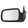 TRQ Driver Side Mirror Assembly Power Heated Foldaway Textured Black
