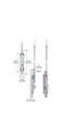 CRL DL2210A18 Aluminum 1/8" Offset Flush Bolt