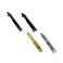 QCAA Solid Brass Flush Bolt, 6", Solid Brass, Square Shape, US10B ORB(Oil-Rubbed Bronze), 2 Pack, Made in Taiwan