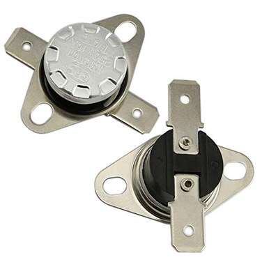 RuiLing 2-Pack KSD301 10A 250V Thermal Switch 150 Centigrade Thermostat Temperature Normally Open Switch