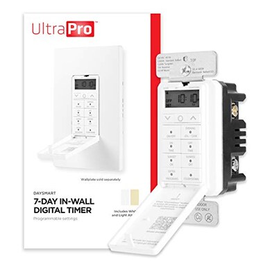 UltraPro in-Wall Digital Timer Switch, Auto Adjust Sunrise/Sunset Times