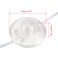 uxcell Inline Latching Foot Pedal Push Button Switch, Round Lamp Foot Control ON/Off Footswitch with 1.8M Wire Standard 2P Plug Clear