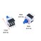 Antrader 30 Pcs Micro Push Button Switch, 6 Pin DPDT Self-Locking Power On/Off Latching Switches 8 x 8mm