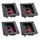 Luomorgo ABS 2 Position Screw-in Speaker Terminal Cup Binding Post 4pcs