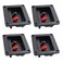 Luomorgo ABS 2 Position Screw-in Speaker Terminal Cup Binding Post 4pcs