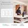 WiF Smart Light Switch 3 Gang Compatible with Alexa and Google Home Neutral Wire Required, APP Control and Timer Schedule, UL Certified,Single Pole