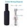 Replace 5.5mm x 2.5mm Male DC Power Barrel Connector Plug Adapter, 4 Pack