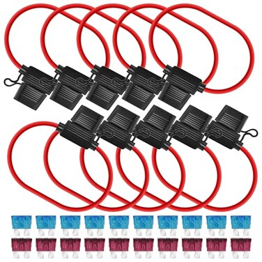 MuHize Waterproof Inline Fuse Holder Kit