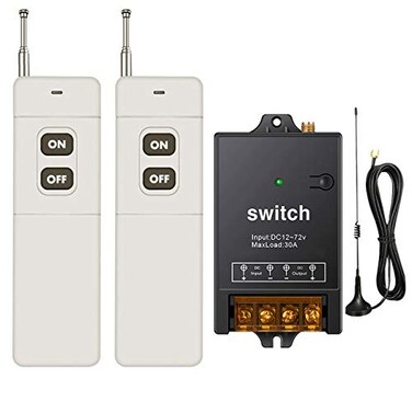 dstfuy Wireless Remote Switch 12V,40A Relay 1500M Long Range.