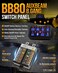 Auxbeam 8 Gang Switch Panel BB80 Universal Circuit Control Relay System Automatic Dimmable LED Switch Control Panel Switch Pod Touch Switch Box for Car Truck Offroad ATV SUV - Blue, 3 Years