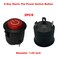 2PCS Push Button Power Supply Switch Start Button Switch for ChildrenElectric Powered Wheel Replacement Parts Kids Ride-On Car Toys Accessory Self Locking Glowing with LED Light