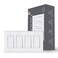 MoesGo Smart Push Button Light Switch, WiFi Multi-Control, White 4 Gang