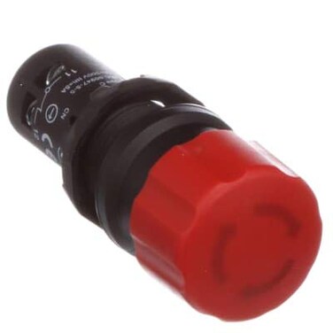 Switch; Pushbutton; Compact E-Stop; Push Twist Release; 2NC; Red 30mm, CE3T-10R-02