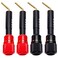 CNCESS Pin Screw Banana Plugs with Binding Post Adapter, Red/Black, 4 Pack