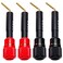 CNCESS Pin Screw Banana Plugs with Binding Post Adapter, Red/Black, 4 Pack