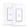 Double Smart Home Light Switch WiFi Wall Switch Compatible with Alexa Google Assistant