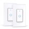Double Smart Home Light Switch WiFi Wall Switch Compatible with Alexa Google Assistant