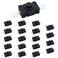 TWTADE 20 PCS Latching Mini Push Button Switch 250V 1.5A ON/Off Torch Flashlight Switch KAN-28