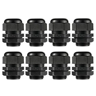 PENGLIN 8PCS Cable Glands 1" NPT Nylon Cable Connector Waterproof