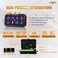 Auxbeam 8 Gang Switch Panel BA80, Universal Circuit Control Relay System