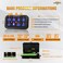 Auxbeam 8 Gang Switch Panel BA80, Universal Circuit Control Relay System