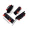 Honbay 4PCS 4 Pin Speaker Terminal Block 4 Position Amplifier Spring Jointing Clamp Test Clip Stereo Speaker Strip Shaped Push Release Connector Plate