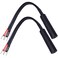 CNCESS Spade Fork to 1/4 TS Speaker Adapter, 12AWG, 2-Pack (Small Spade)