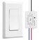 SURAIELEC Wireless Remote Wall Switch Kit with Receiver, Interference-Free