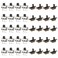 DAOKI 20PCS Vertical Slide Switches 1P2T SPDT 3 Pin 2 Position AC125V 2A SS12D10 High Knob Micro Slide Switch with 20PCS Mini Panel Slide Switch ON/Off SS12F15 3Pin Latching Toggle Switch