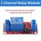 AEDIKO 4pcs DC 12V Relay Module 1 Channel Relay Board with Optocoupler Isolation Support High or Low Level