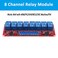 AEDIKO DC 24V Relay Module Relay Board 8 Channel OPTO-Isolated High or Low Level Trigger