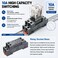 TWTADE Electromagnetic Power Relay with Socket Base, 220V AC Coil 8-Pin 10A