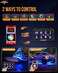 Auxbeam 8 Gang Switch Panel Bluetooth AR-800 with RGB APP Control 3 Modes