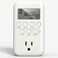 BN-LINK Digital Outlet Timer for Light, 7 Days Programmable Timer for Lamps