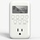 BN-LINK Digital Outlet Timer for Light, 7 Days Programmable Timer for Lamps