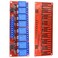 FainWan 12V 8 Channel Relay Module with OPTO-Isolated High and Low Level Trigger 8 Ways Relay Switch Module Compatible with Ar-duino