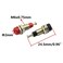 bnafes 2mm Female Extended Bind Post Alloy Socket Plug Panel Terminal Banana Jack Connector Black and Red 12 Pack