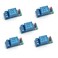 FainWan 5pcs DC 5V 1 Channel Relay Module Interface Board Shield Low Level Trigger for SCM Household Appliance Control