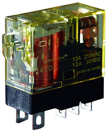 IDEC-RJ2S-C-D24-RELAYDPDT 30V DC 8A 250VAC