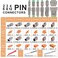 JRready ST6141 DTM Deutsch Connector Kit 2-12 Pin with Solid Contacts