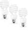 SLEEKLIGHTING E26 Standard Screw Base 23W Spiral CFL Light Bulb Warm White