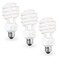 SLEEKLIGHTING E26 Standard Screw Base 23W Spiral CFL Light Bulb Daylight