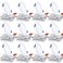 TORCHSTAR 12-Pack 4 Inch Ultra-Thin LED Recessed Ceiling Light, 5000K