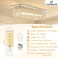 hansang G9 LED Bulb 3000K Warm White 6W, 60W Equivalent Halogen Replacement