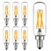 LiteHistory E12 T6 Candelabra Light Bulbs 60 Watt,Dimmable,Warm White 2700K
