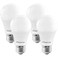 MaxLite A19 LED Bulb, Enclosed Fixture Rated, 75W Equivalent, 1100 Lumens, Dimmable, E26 Medium Base, 2700K Soft White, 4-Count(4 Pack) &euro;&brvbar;